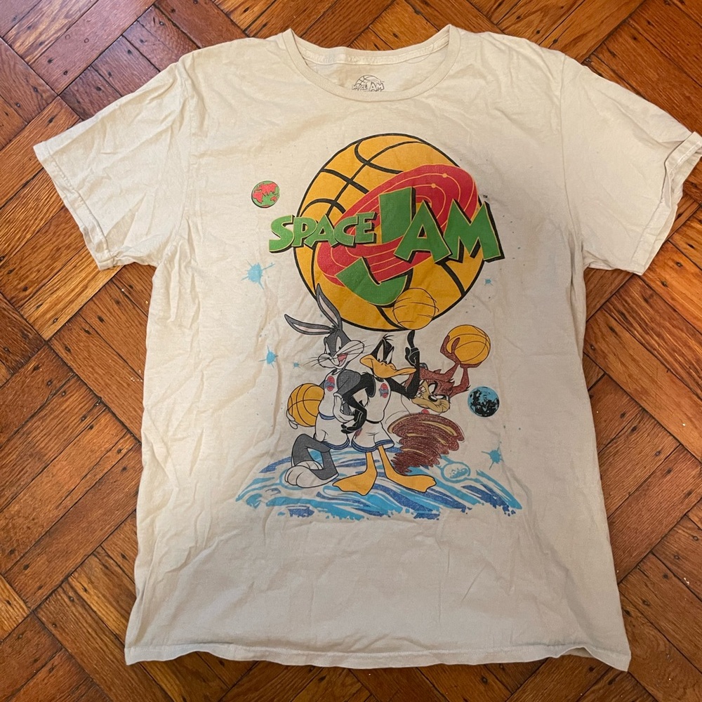 Space Jam Vintage Dyed T-Shirt - Picture 2 of 5